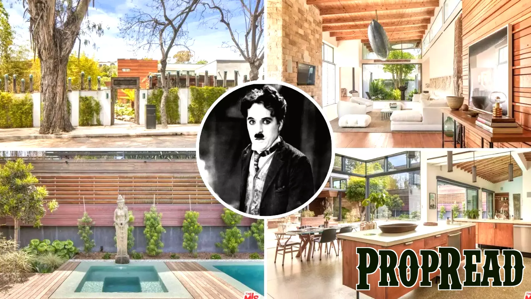 Historic Santa Monica Home of Charlie Chaplin's Fire Truck Collection Listed for $12.5 Million