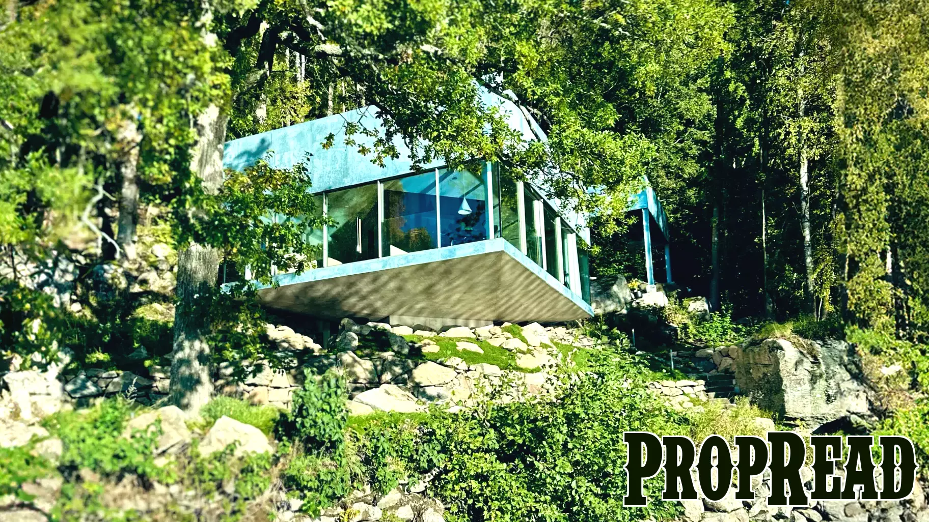 Innovative Design: Four Smaller Structures Create a Unique Lakeside Home