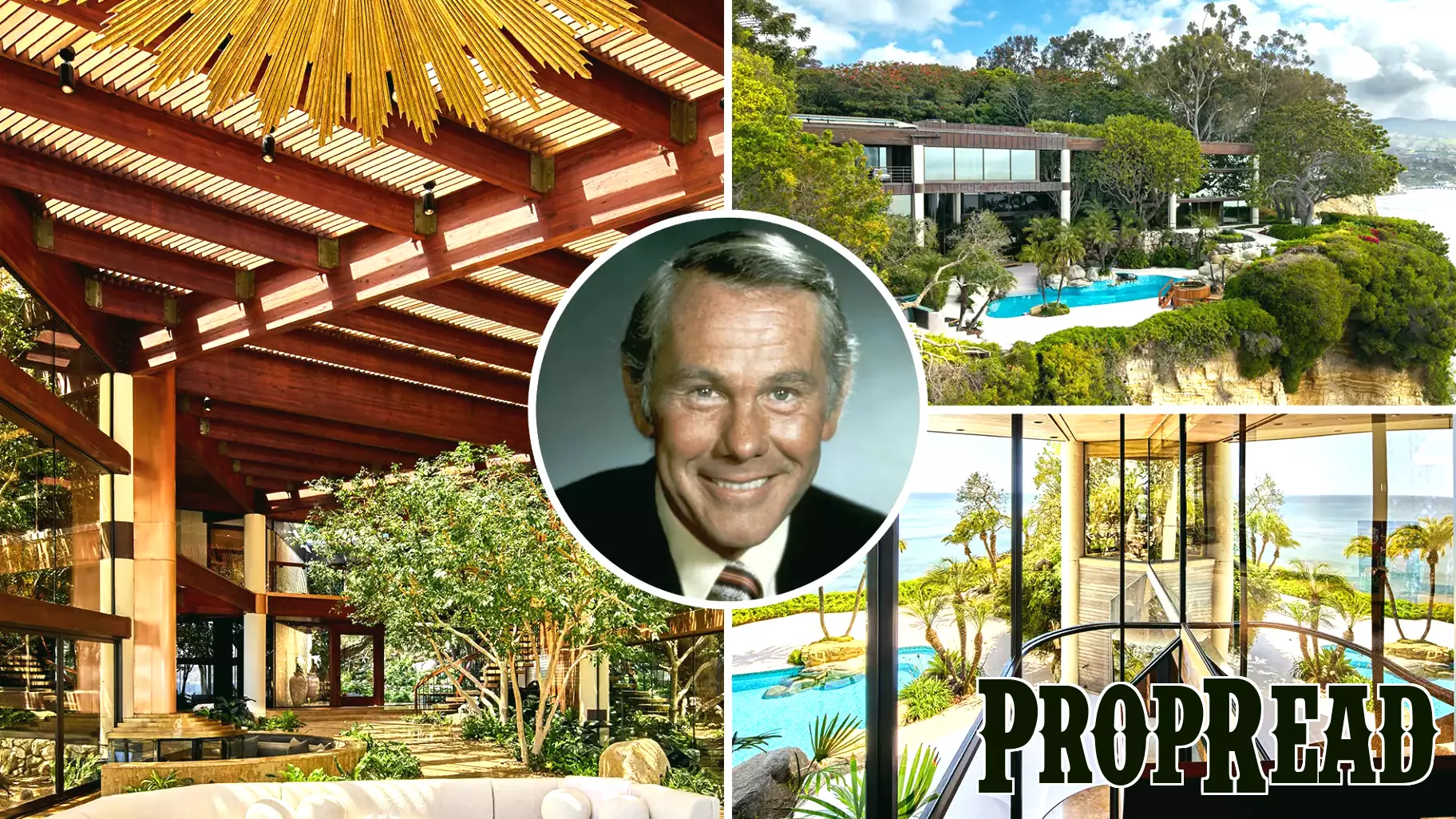 This Cliffside Malibu Estate, Once Owned by Johnny Carson, Is Designed for Entertaining