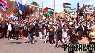 London police arrest 14 for violent protest outside synagogue's Israeli real estate event