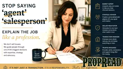 Stop saying ‘agent’ and ‘salesperson’ and explain the job like a profession